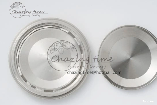 MIROTIME 0407 Pilot Chrono SS AZF 1:1 Best Edition Blue Dial on Brown Leather Strap A TimelessDesign 7060